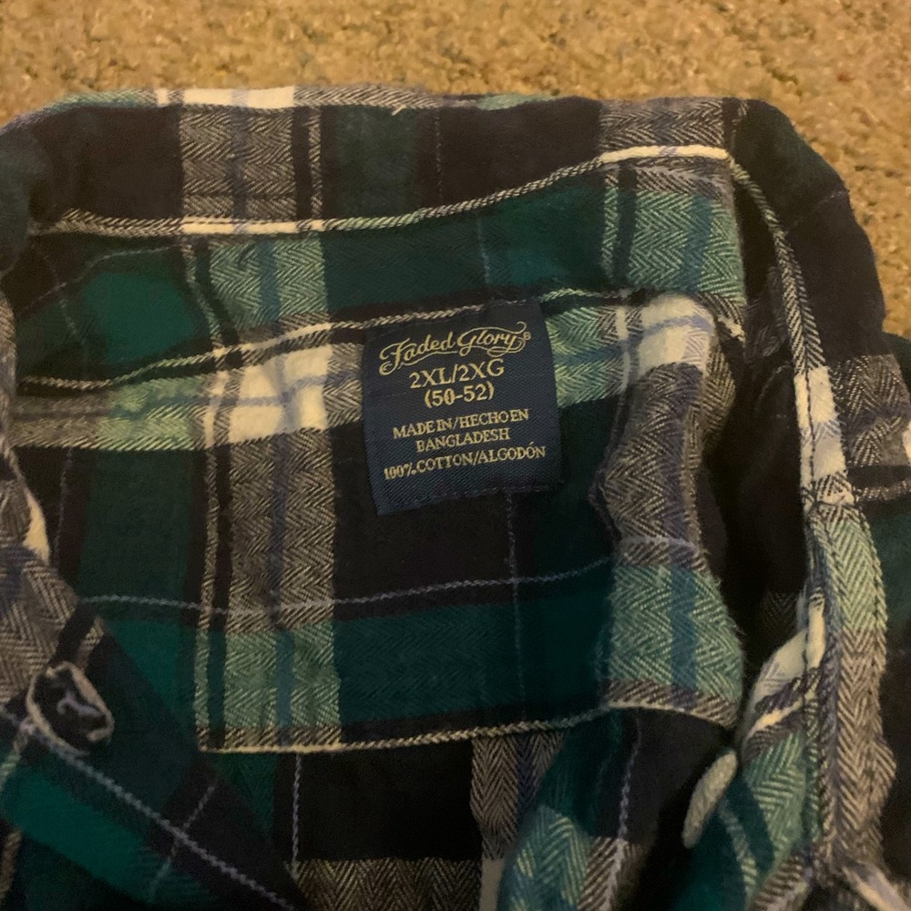 Mens Long sleeve flannel